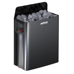 Elektromos szaunakályha - HARVIA The Wall Black Steel SW45 4,5 kW  Elektromos szaunakályha - HARVIA The Wall Black Steel SW45 4,5 kW