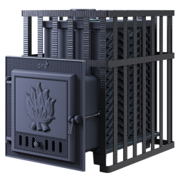 Fatüzelésű szaunakályha GEFEST - GFS ZK 30 rácsos kivitelben 