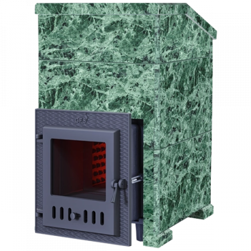 Fatüzelésű szaunakályha GEFEST - GFS ZK 30 (M) President 980/40 Szerpentin