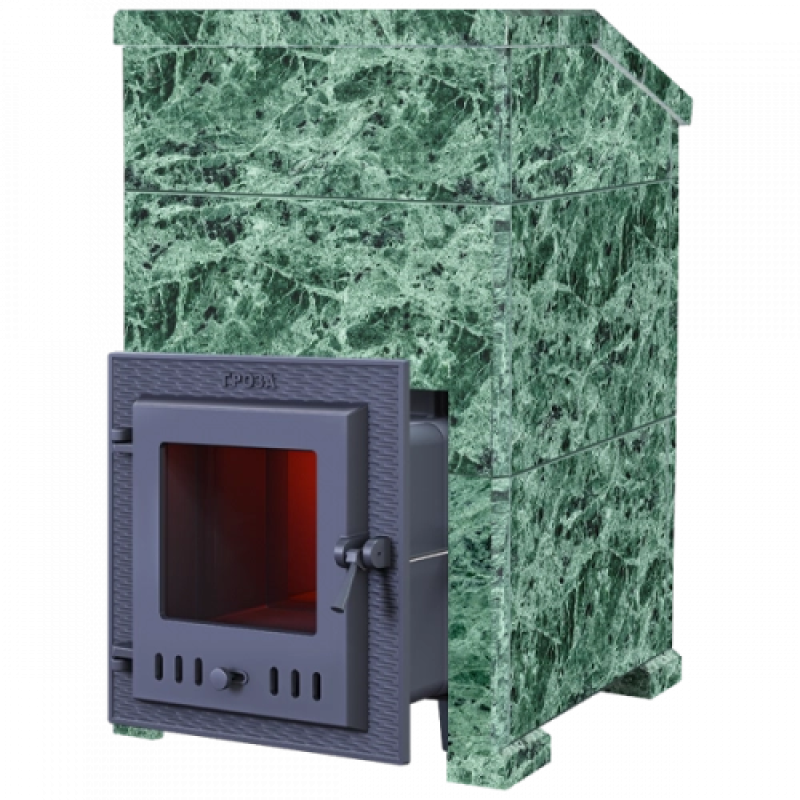 Fatüzelésű szaunakályha GEFEST - Groza 18 (M) President Serpentine