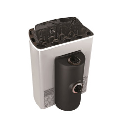 Elektromos szaunakályha – SAWOTEC Mini X Corner 3,6 kW, vezérlőegységgel 