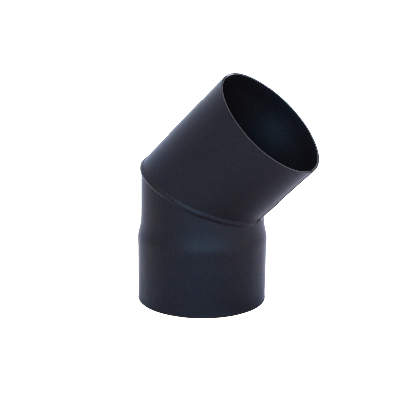 HARVIA könyök 45°, fekete