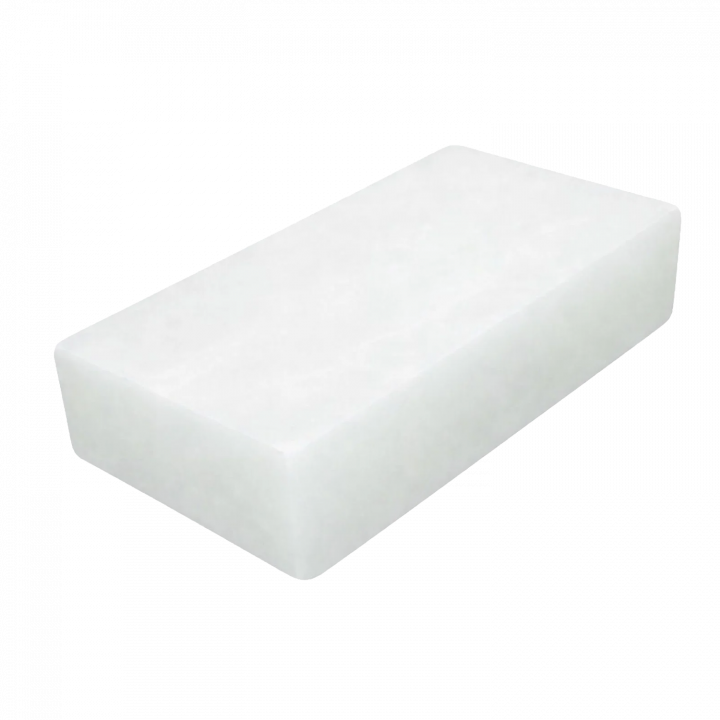 Fehér himalájai sótégla 200 × 100 × 25 mm