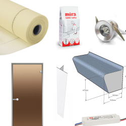 Készlet gőzfürdőhöz  Készlet gőzfürdőhöz