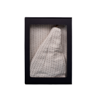 Ajándékszett ajándékdobozban FÉRFIAKNAK. Férfi szaunasapka és kötény - LEN