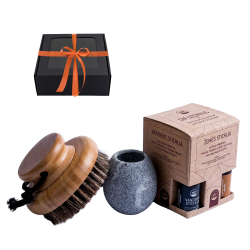 ILLATOS MELEG ajándékdobozban. Ecset, illatosító kehely és illóolajok. 