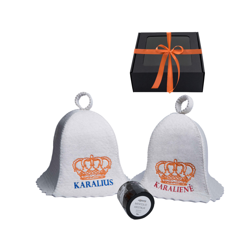 Ajándék szett díszdobozban LIGHT KINGS. Kupak és mentol kristályok