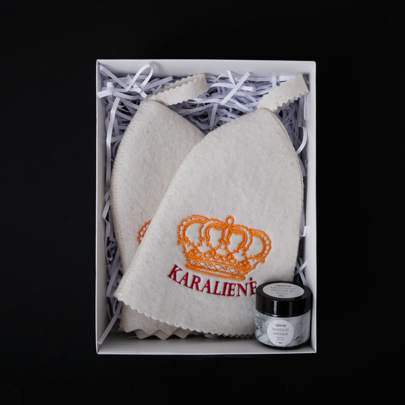 Ajándék szett díszdobozban LIGHT KINGS. Kupak és mentol kristályok