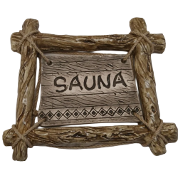 SAUNA ajtólemez ágvázzal 