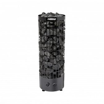 Elektromos szaunakályha - HARVIA Cilindro Black Steel PC70 6,8 kW