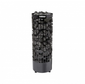 Elektromos szaunakályha - HARVIA Cilindro Black Steel PC90E 9 kW