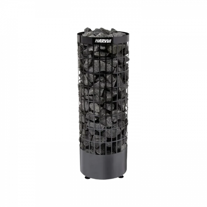 Elektromos szaunakályha - HARVIA Cilindro Black Steel PC90E 9 kW