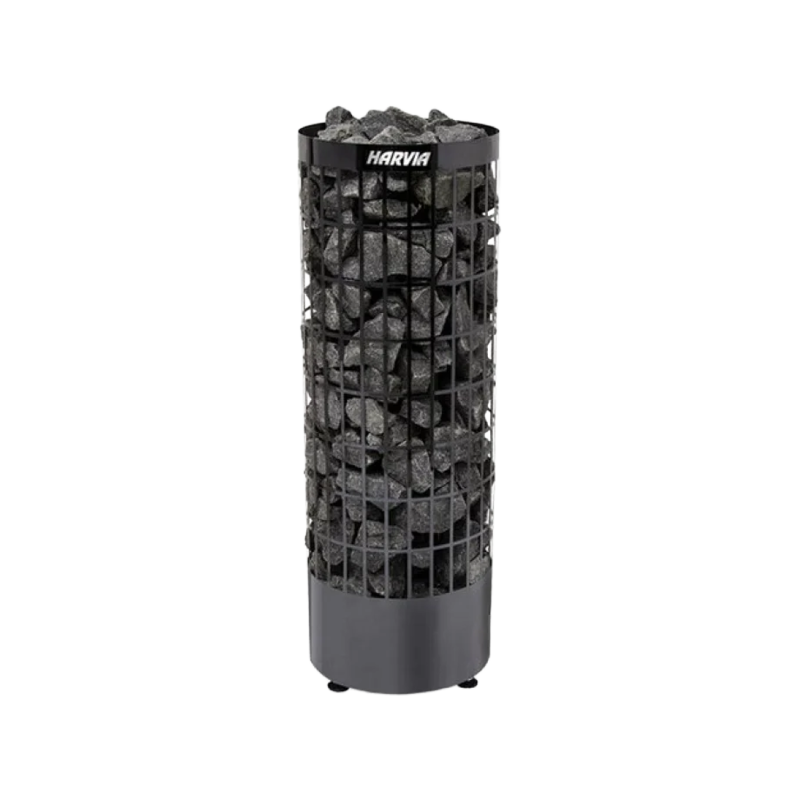 Elektromos szaunakályha - HARVIA Cilindro Black Steel PC90E 9 kW
