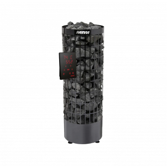 Elektromos szaunakályha - HARVIA Cilindro Black Steel PC90XE 9 kW