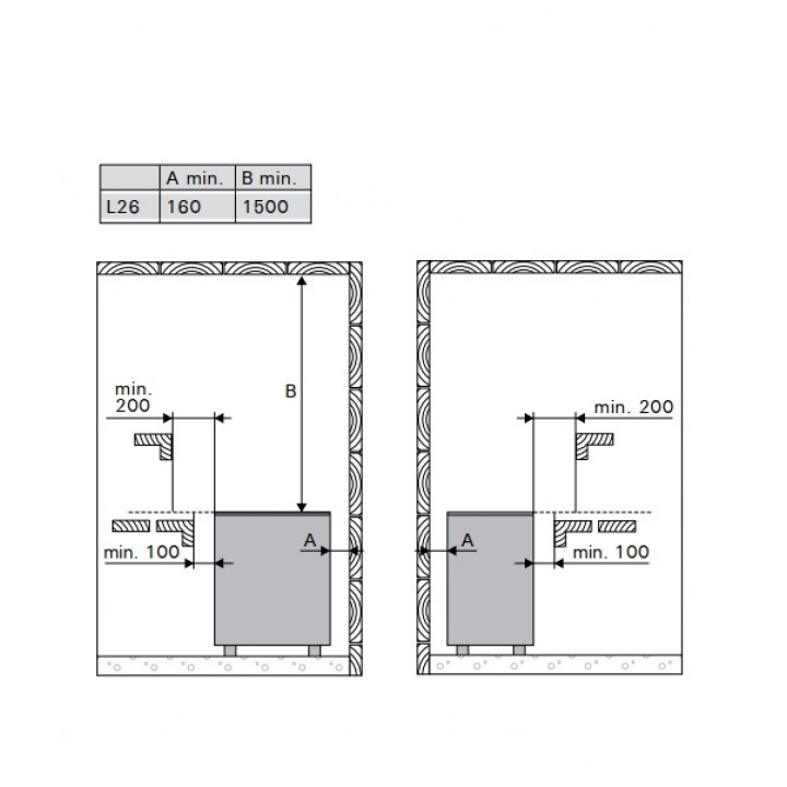 Elektromos szaunakályha - HARVIA Club Pro L26 26,0 kW