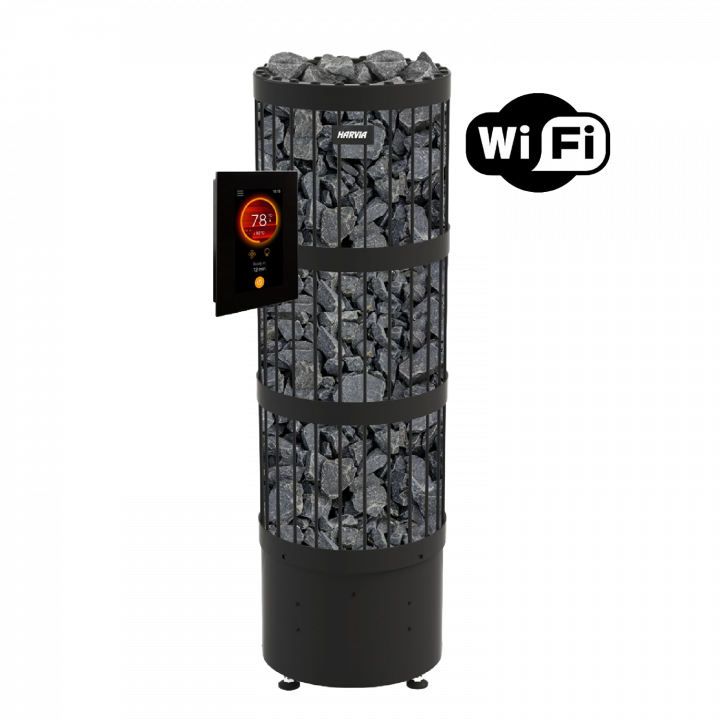 Elektromos szaunakályha - Harvia Legend PO110FC 10,8 kW WiFi fekete