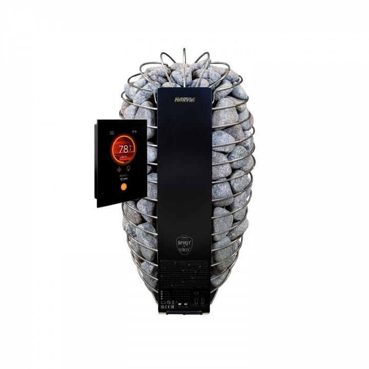 Elektromos szaunakályhák - HARVIA Spirit SP60FC 6,0 kW Fenix WiFi szett