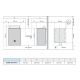 Elektromos szaunakályha - HUUM Core Wall Mini Combi 4