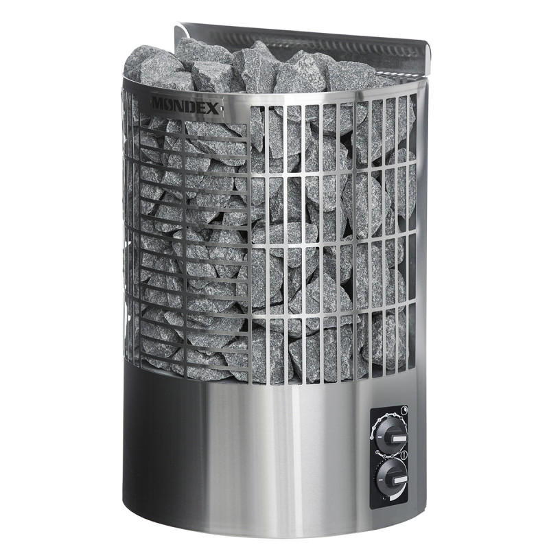Elektromos szaunakályha - MONDEX TENO, rozsdamentes acél