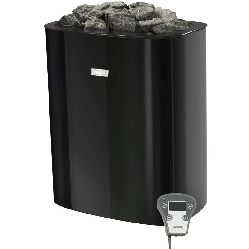 Elektromos szaunakályha - NARVI NC Electric, fekete 6 kW