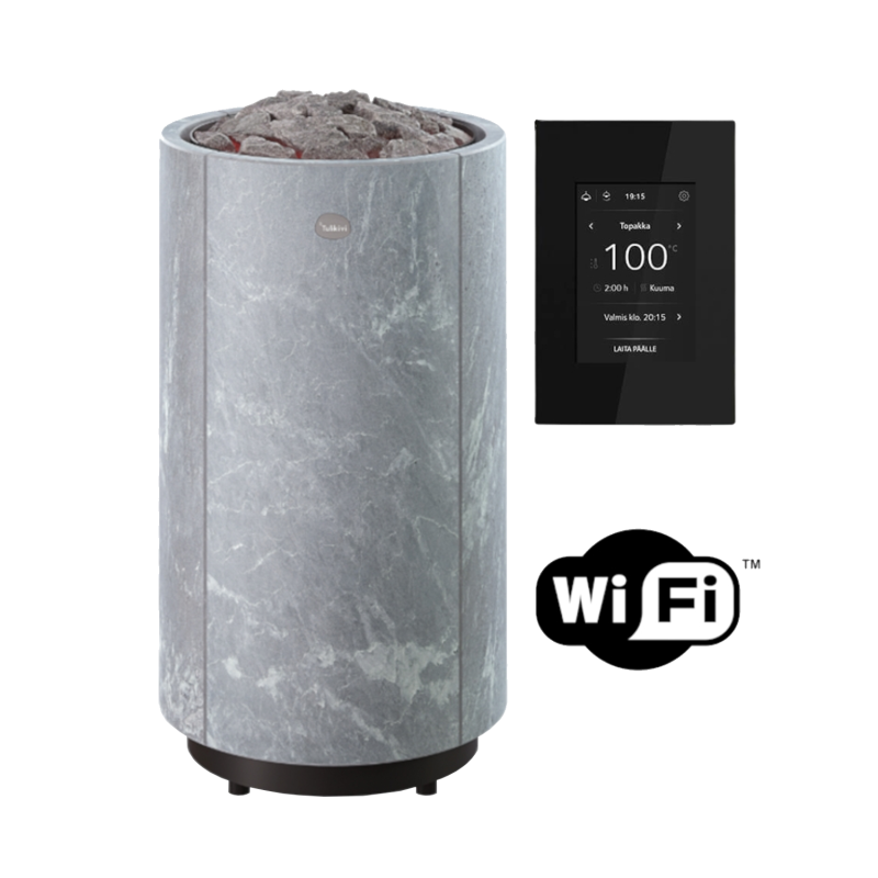 Elektromos szaunakályha TULIKIVI KAARNA Classic L, Wifi kezelőpanellel