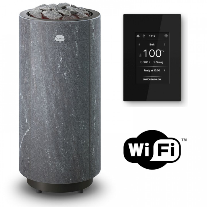 TULIKIVI KAARNA Nobile M elektromos szaunakályha, WIFI vezérlőpanellel