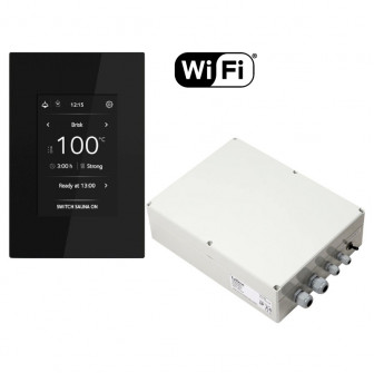 Elektromos szauna kályha vezérlőpanel - TULIKIVI WIFI kontaktor dobozzal