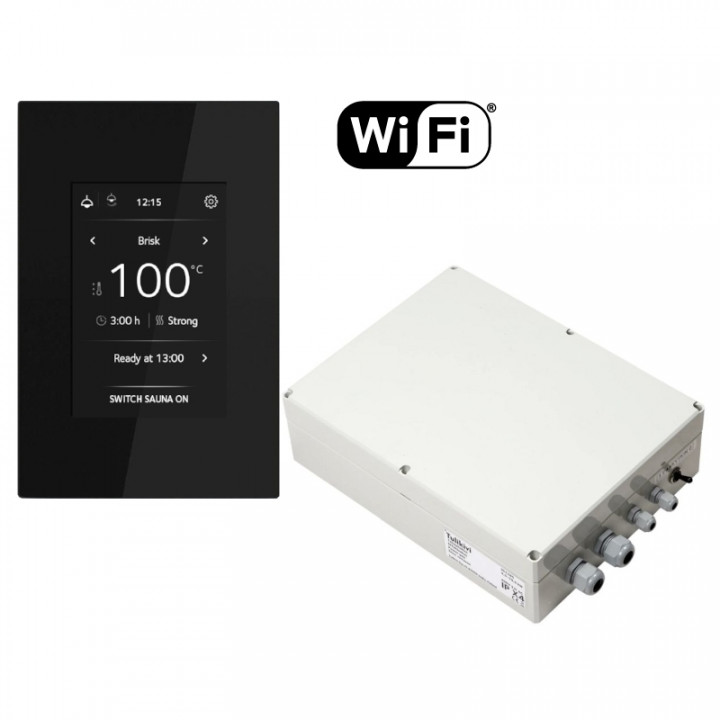 Elektromos szauna kályha TULIKIVI Pyry, WIFI vezérlőpanellel