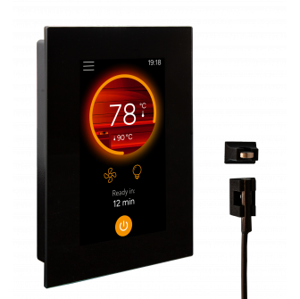 Elektromos szaunakályha vezérlőpanel bővítőkészlet - Harvia Fenix ​​​​FX002XW Wifi érintőképernyővel és ajtóérzékelővel