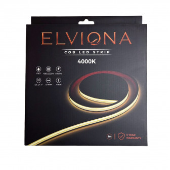 Elviona COB LED szauna szalag, 4000 K, 5 m