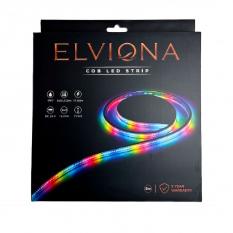 Elviona COB LED szauna szalag, RGB , 5 m