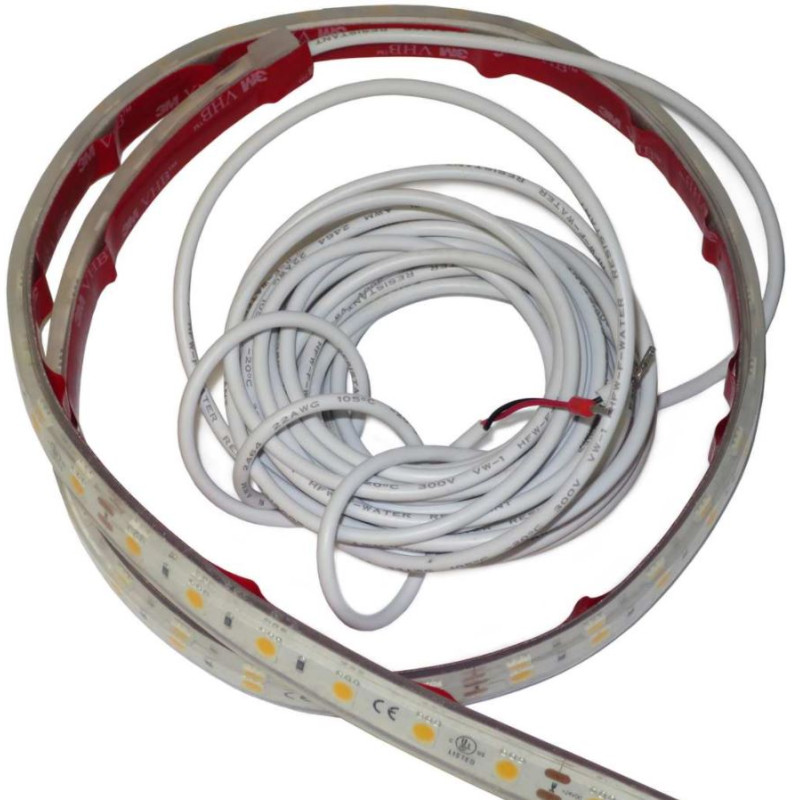 EOS LED szalagok gőzfürdőkhöz, meleg fehér és RGB színekkel