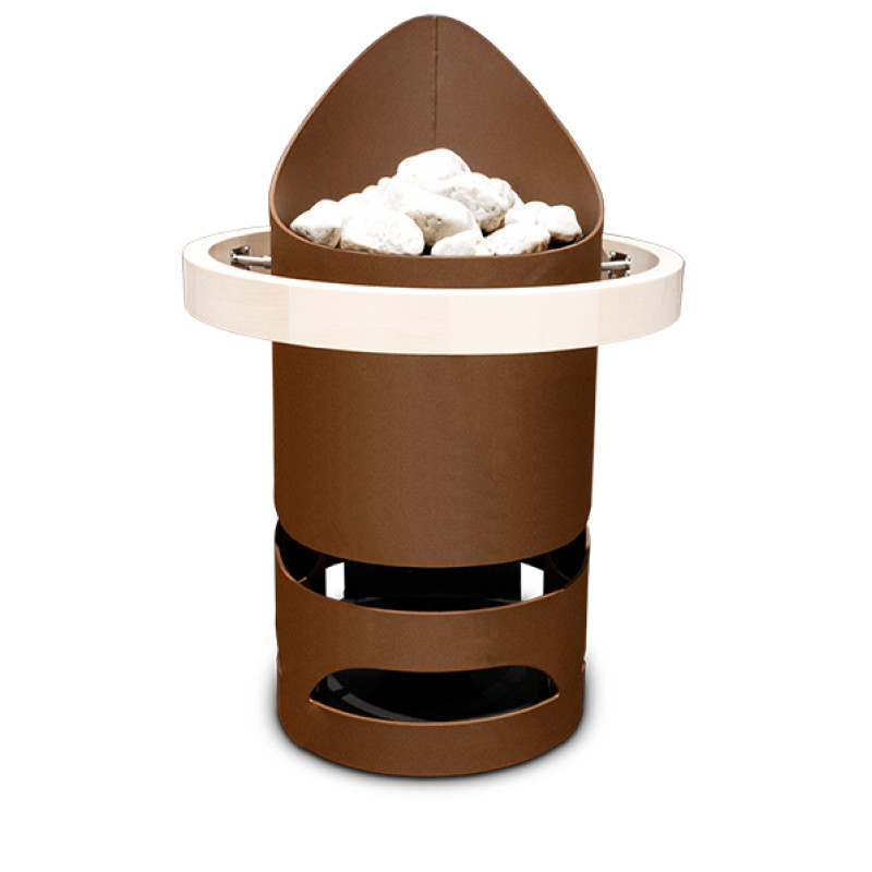 Elektromos szaunakályha - EOS Zeus S, barna