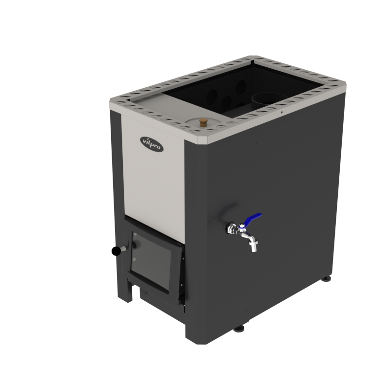 Fa tüzelésű szauna kályha - VILPRA ETNA-22-WT-V víztartállyal