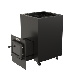 Fa tüzelésű szauna kályha - VILPRA FLAMO-14-LV külső tűzhellyel 