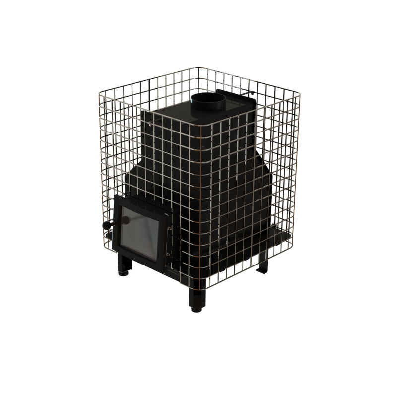 Fa tüzelésű szauna kályha - VILPRA FORNAX-14-NV belső tűzhellyel