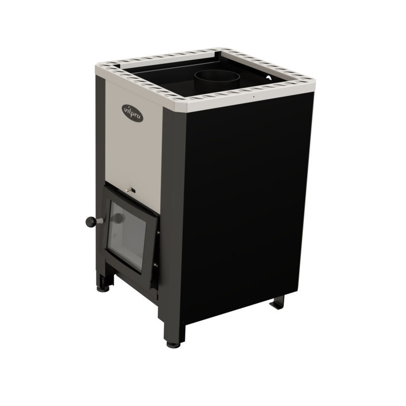Fa tüzelésű szauna kályha - VILPRA FORNAX-E-V belső tűzhellyel