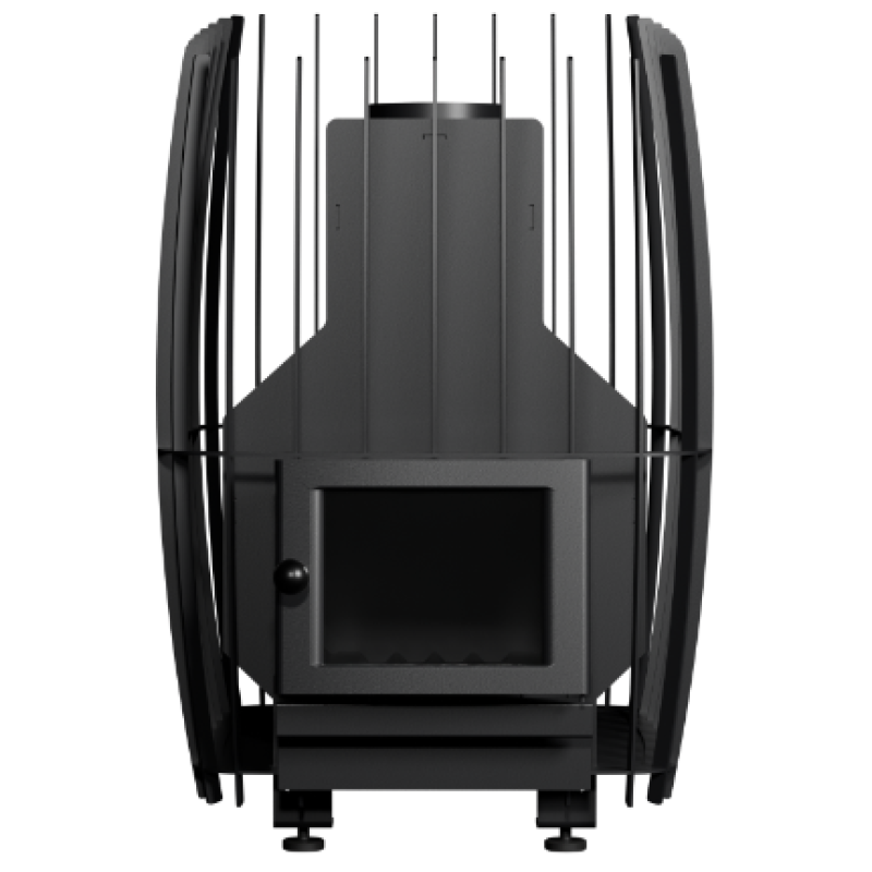 Fa tüzelésű szauna kályha - VILPRA FORNAX QUEEN-14-V belső tűzhellyel