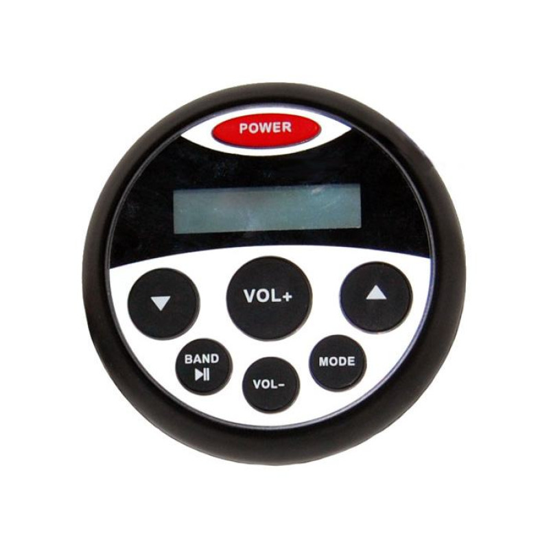 Hangszórók nélküli zenei központ, vízálló