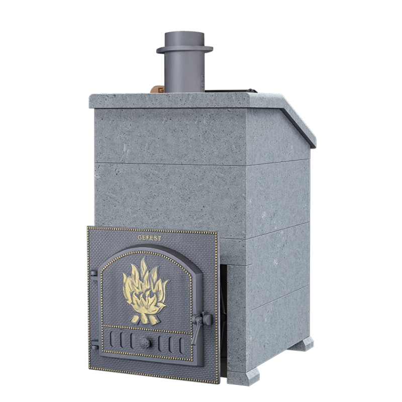 Fatüzelésű szaunakályha - Gefest GFS ZK 45 President 1160/60 Szappankő