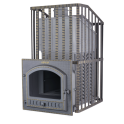 Fatüzelésű szaunakályha - Gefest GFS ZK Uragan 40 (M) rácsos kivitelben - 0