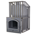 Fatüzelésű szaunakályha - Gefest GFS ZK Uragan 45 (P) rácsos kivitelben - 0