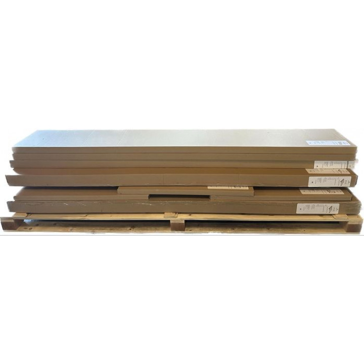 Standard szauna pad komplexum, fekete égerfa, hossza 2328mm
