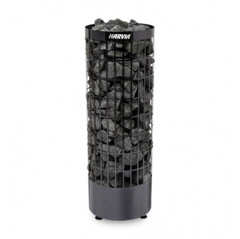 Elektromos szaunakályha - HARVIA Cilindro Black Steel PC70E 6,8 kW