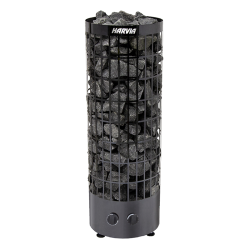 Elektromos szaunakályha - HARVIA Cilindro Black Steel PC90 9 kW