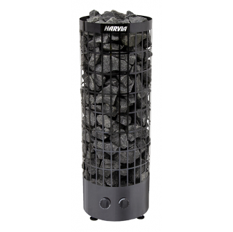 Elektromos szaunakályha - HARVIA Cilindro Black Steel PC90 9 kW
