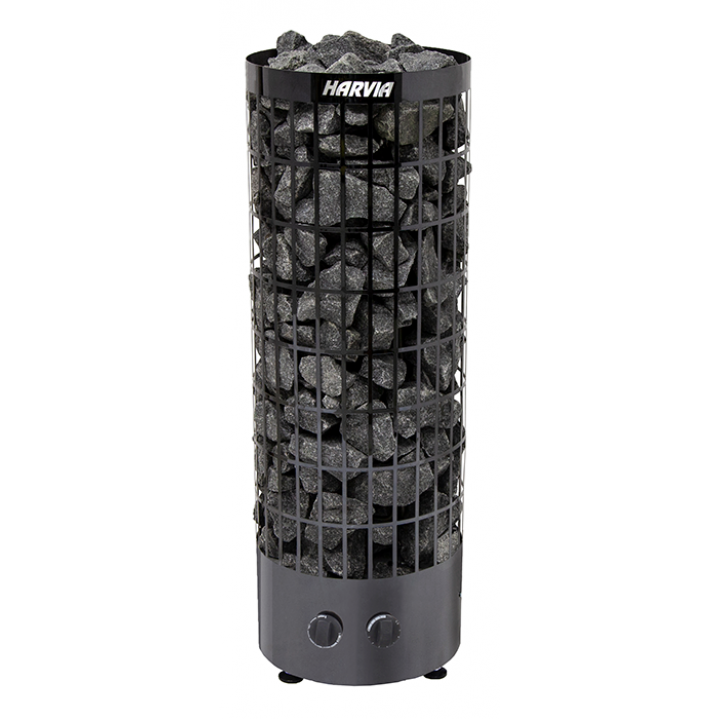 Elektromos szaunakályha - HARVIA Cilindro Black Steel PC90 9 kW