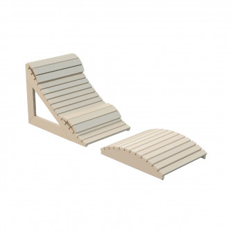 Harvia ergonomikus szauna nyugágy, nyárfa