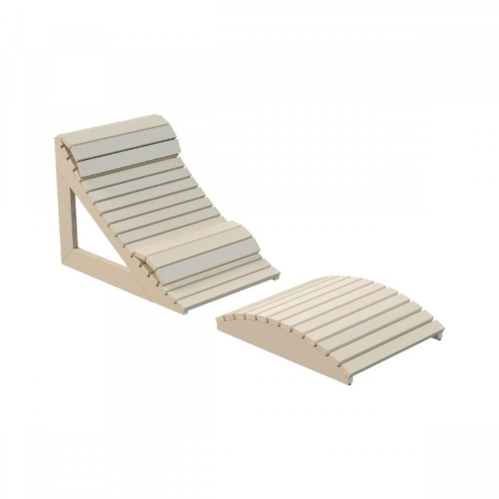 Harvia ergonomikus szauna nyugágy, nyárfa