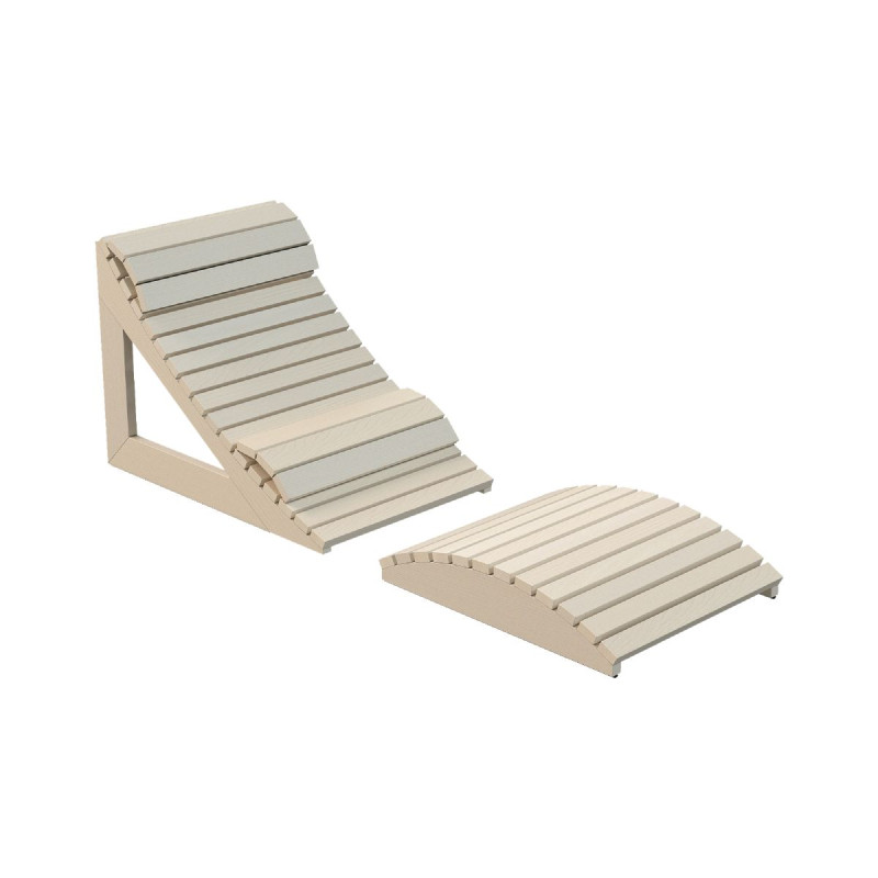 Harvia ergonomikus szauna nyugágy, nyárfa